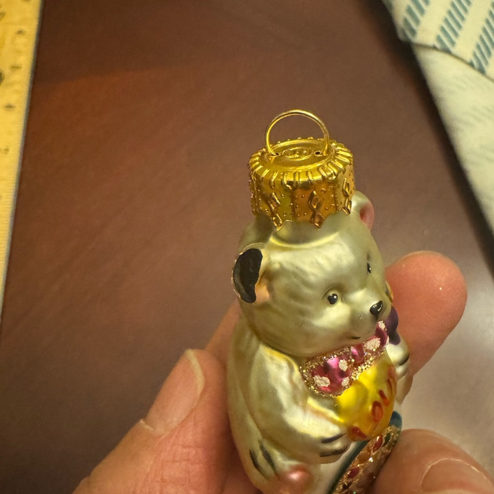 4 Handcrafted glass ornaments - Picture 10 of 12